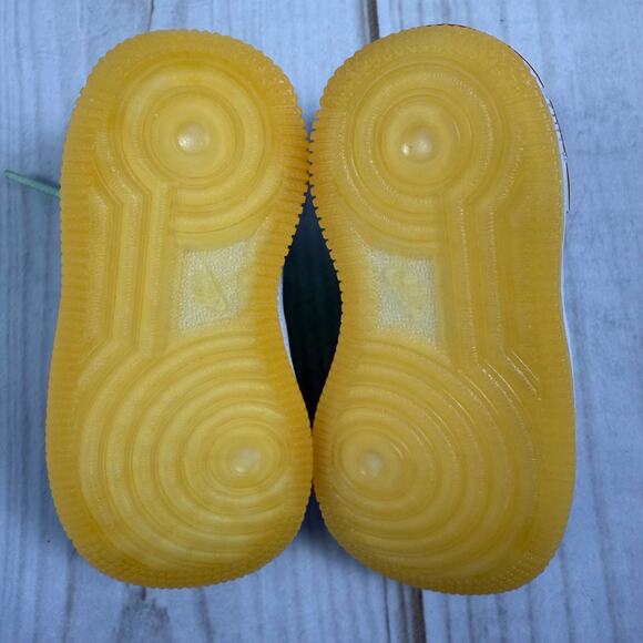 Nike Air Force 1 Toddler‎ Shoes White Orange Green Purple Yellow Size 6C - Picture 7 of 7
